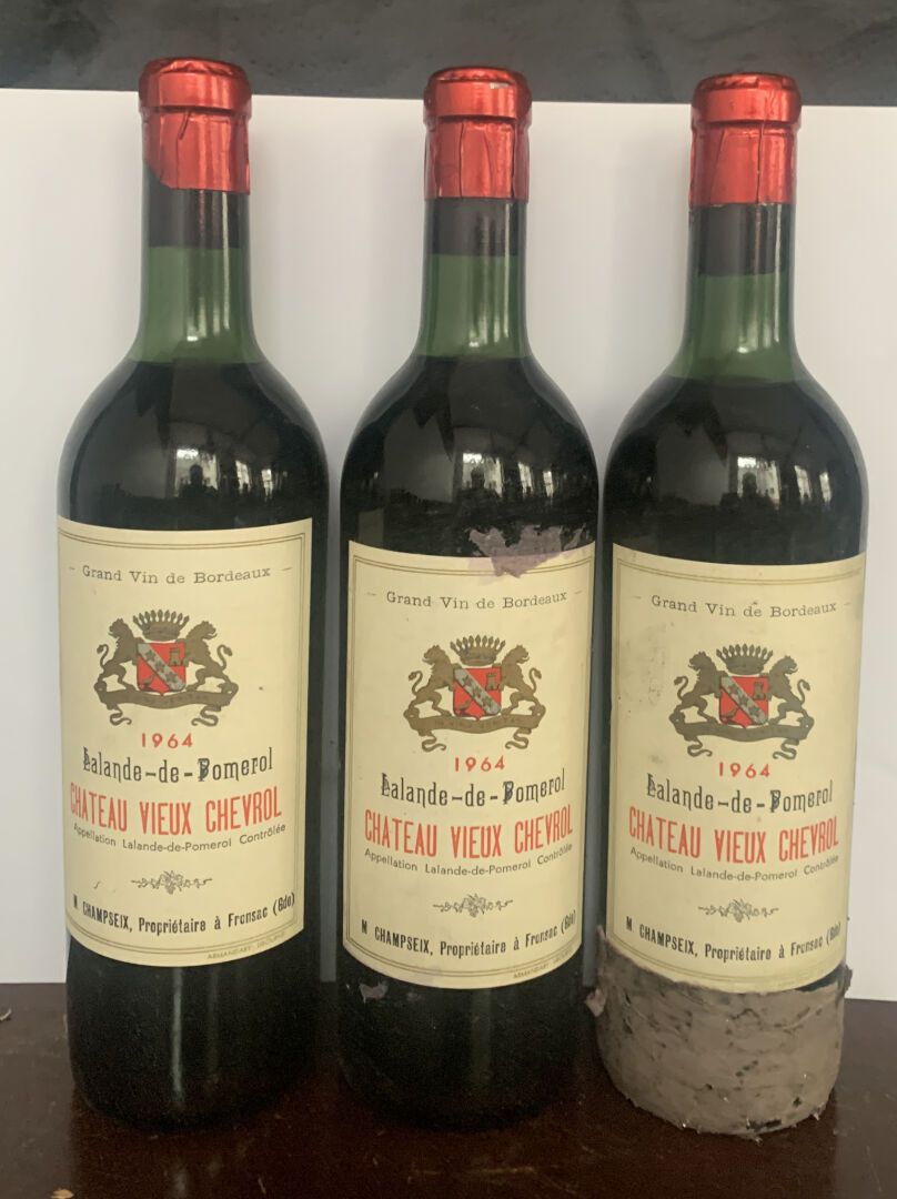 Null 3B Château vieux Chevrol 

Lalande-de-Pomerol 1964