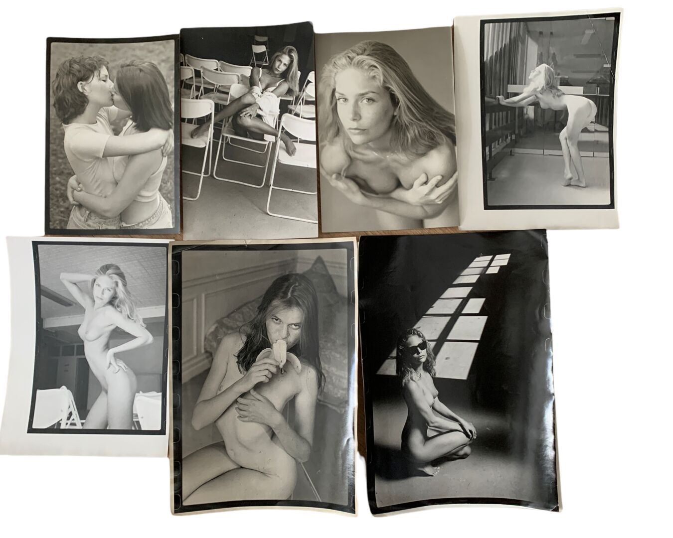 Null Lot de 8 photographies de mannequins des années 90

H. 22 cm à 29.5 cm

L. &hellip;