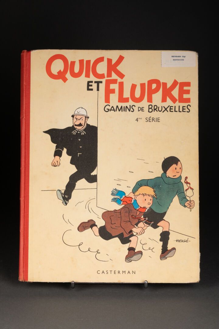 HERGÉ 快捷和弗鲁普克

孩子们在布鲁塞尔

第4辑

卡斯特曼巴黎-图尔内

黑白相间的相册

边缘磨损，有轻微狐臭和褶皱