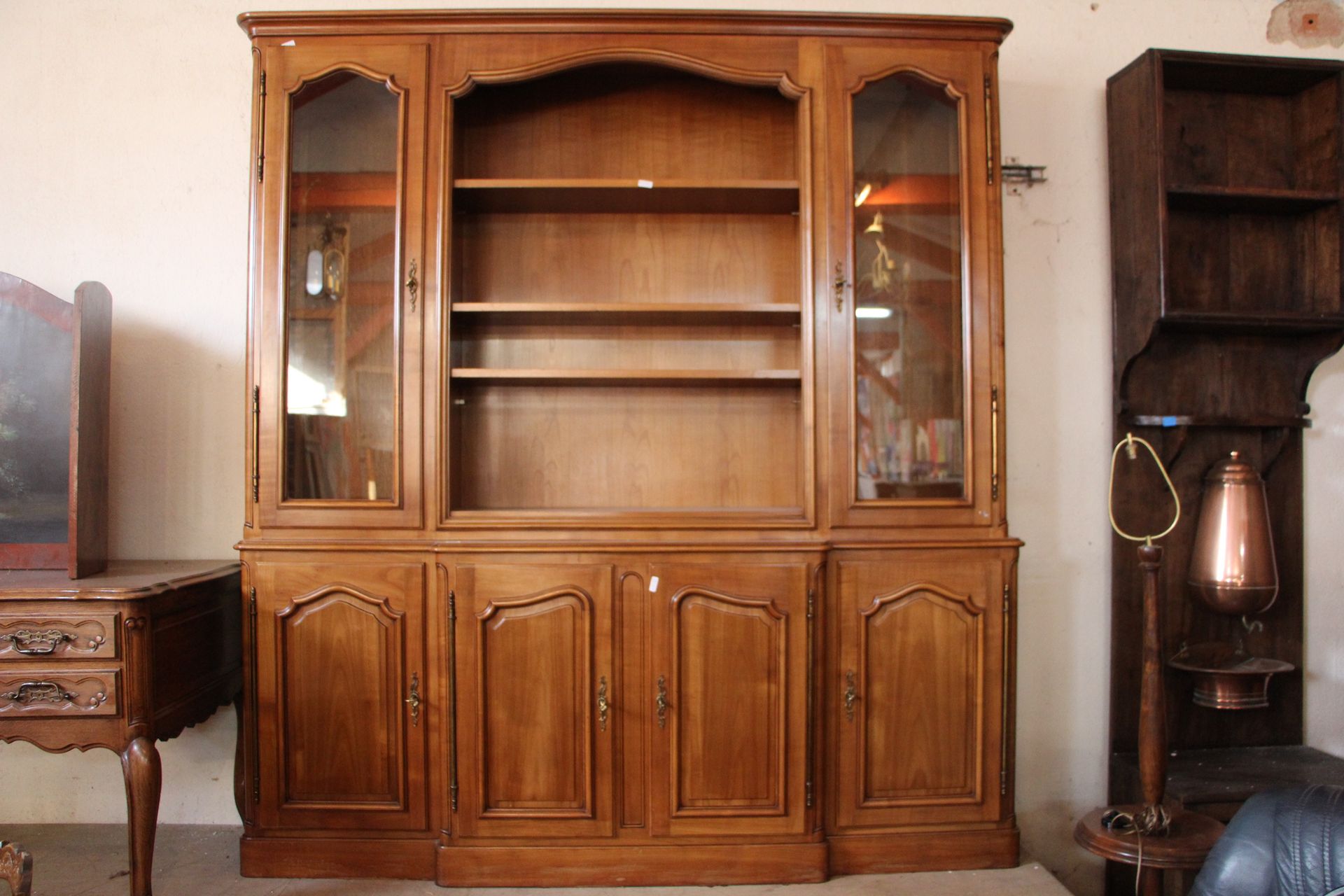 Null Wooden bookcase (cherry wood) - H220cm x W200cm x D43cm