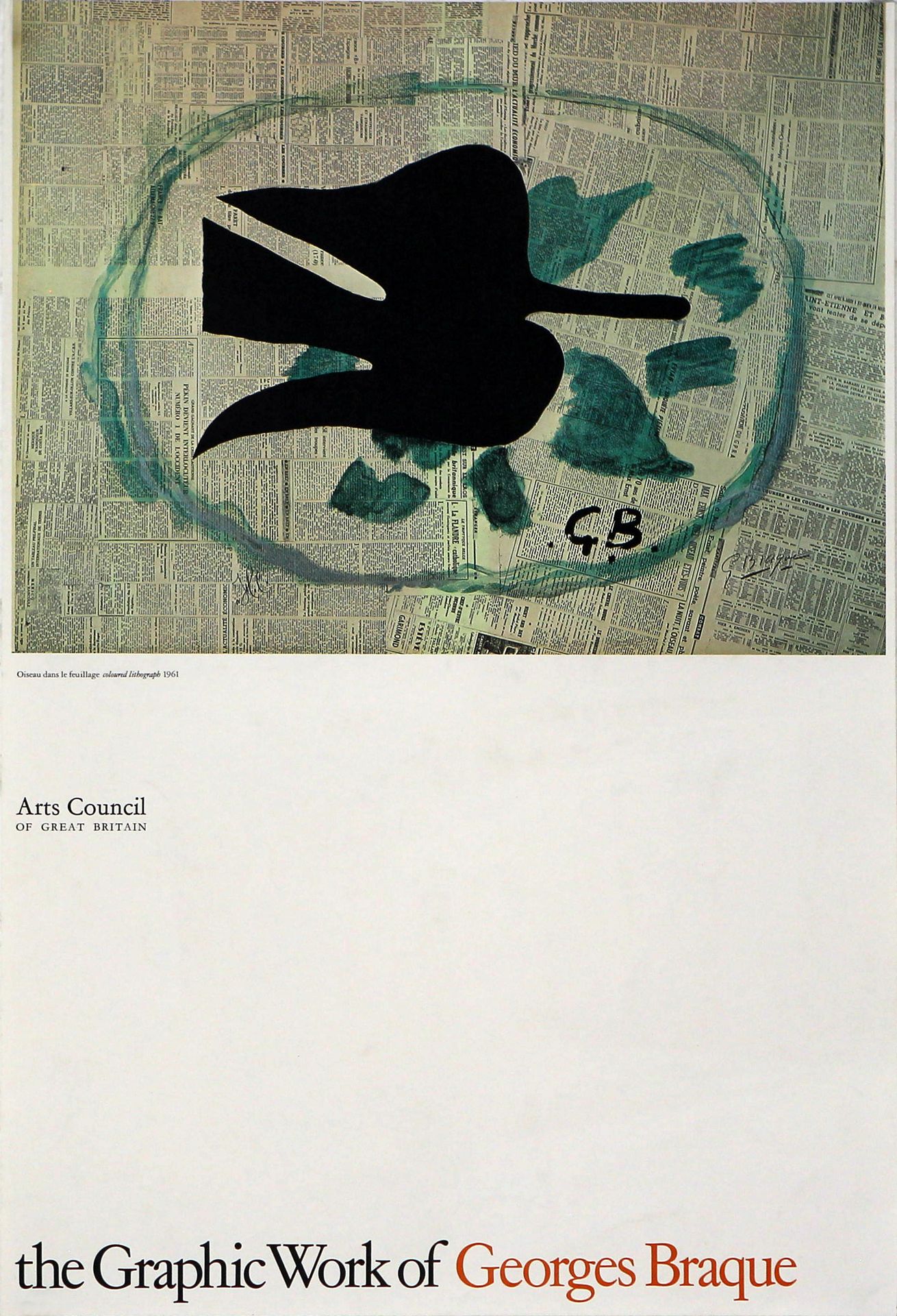 Null BRAQUE Georges, "The graphic work", Art Council of Great Britain, 1979, aff&hellip;