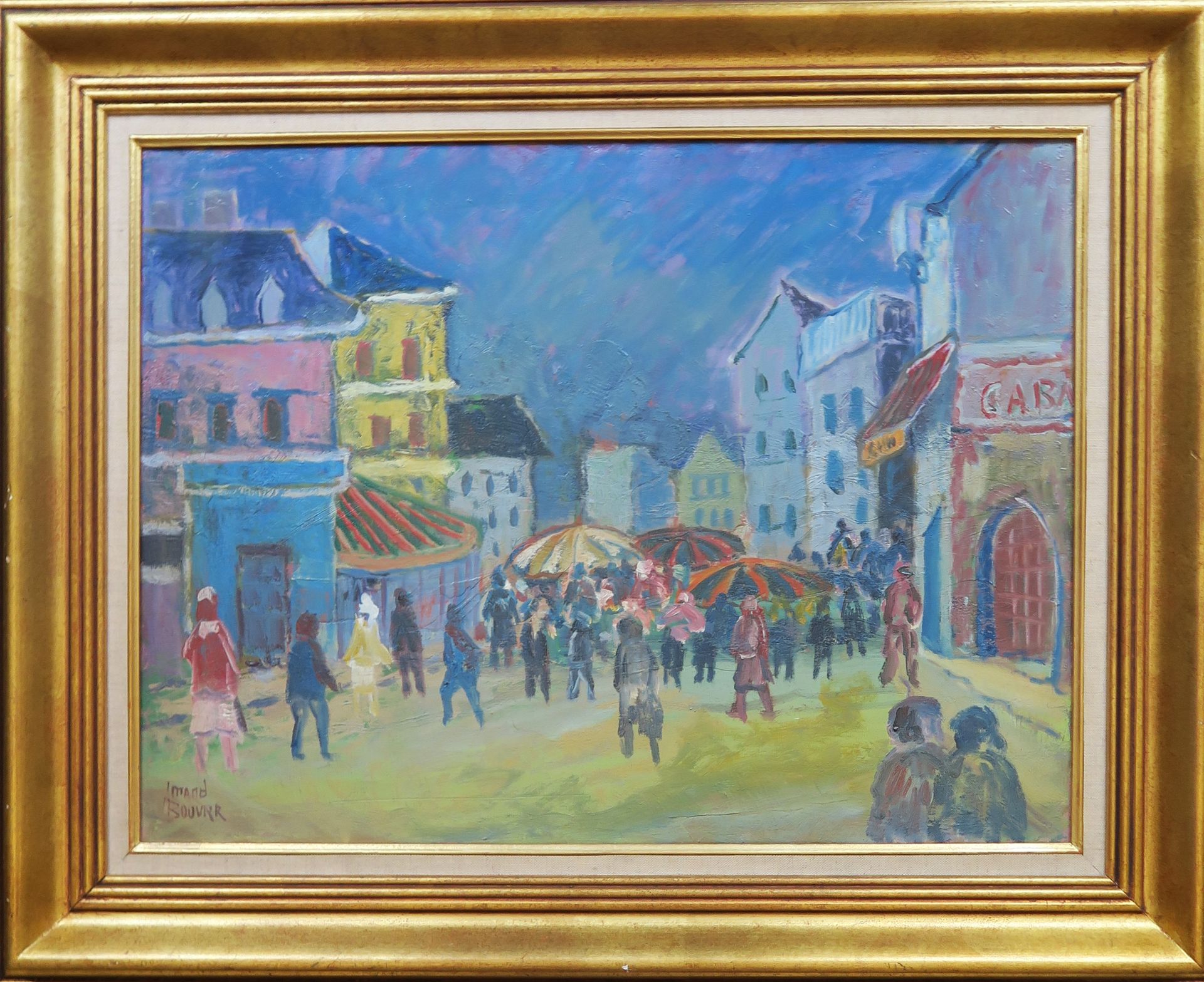 Null 阿尔芒-布维耶 (1913-1997)

动画的街道

布面油画，左下角有签名

45 x 60 cm 正在观看