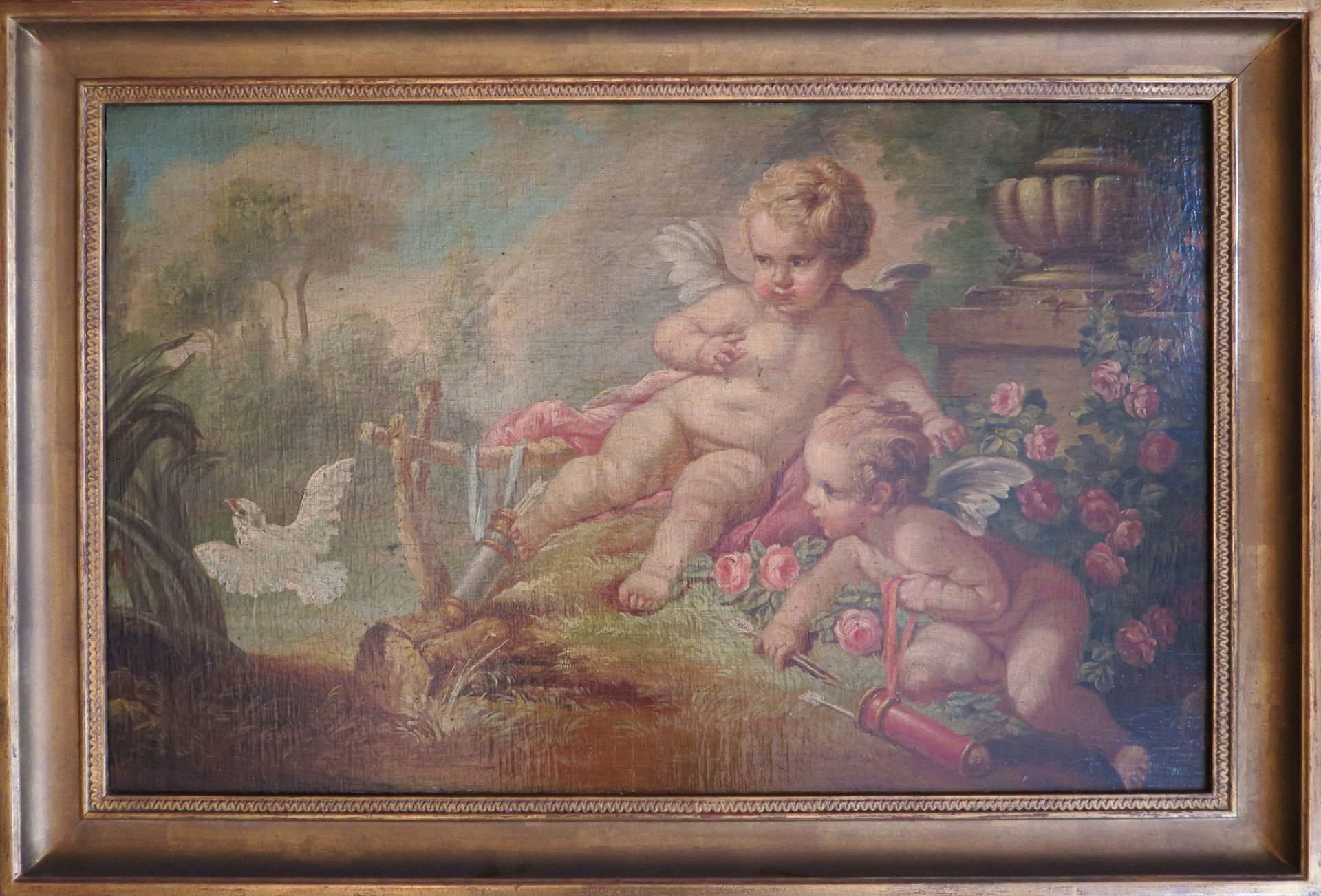 Null 在弗朗索瓦-布歇（1703-1770）的品味中

恋人玩耍

布面油画，装在面板上

43,5 x 69 cm 正在观看