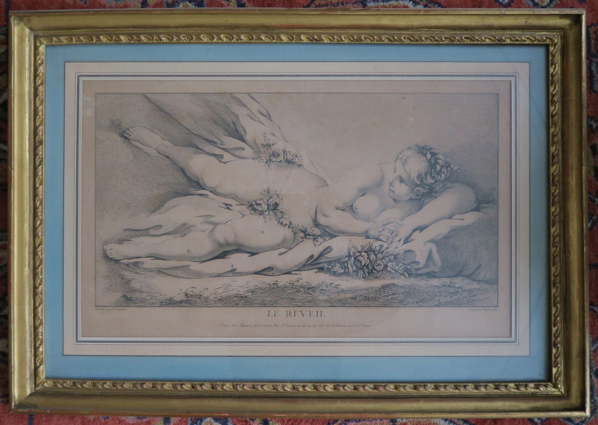 Null 在弗朗索瓦-布歇（1703-1770）之后

觉醒与沉睡

两幅带框的黑色雕版画

24 x 42 cm 正在观看



出处：Drouot酒店拍卖会&hellip;