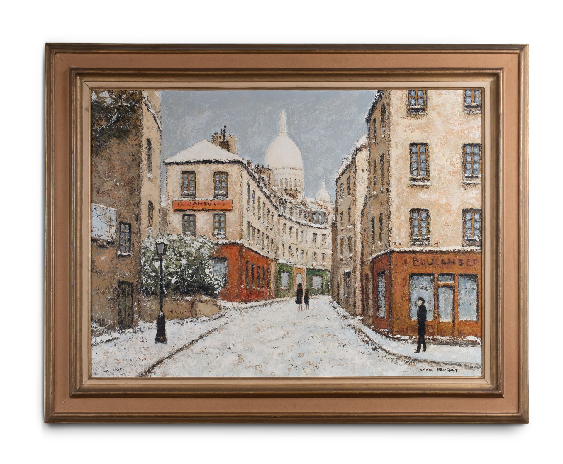 Null 路易斯-佩拉(Louis PEYRAT) (1911-1999)

巴黎，蒙马特，诺文斯街

等高线上的油画，右下方有签名，背面有标题

52,5 x&hellip;