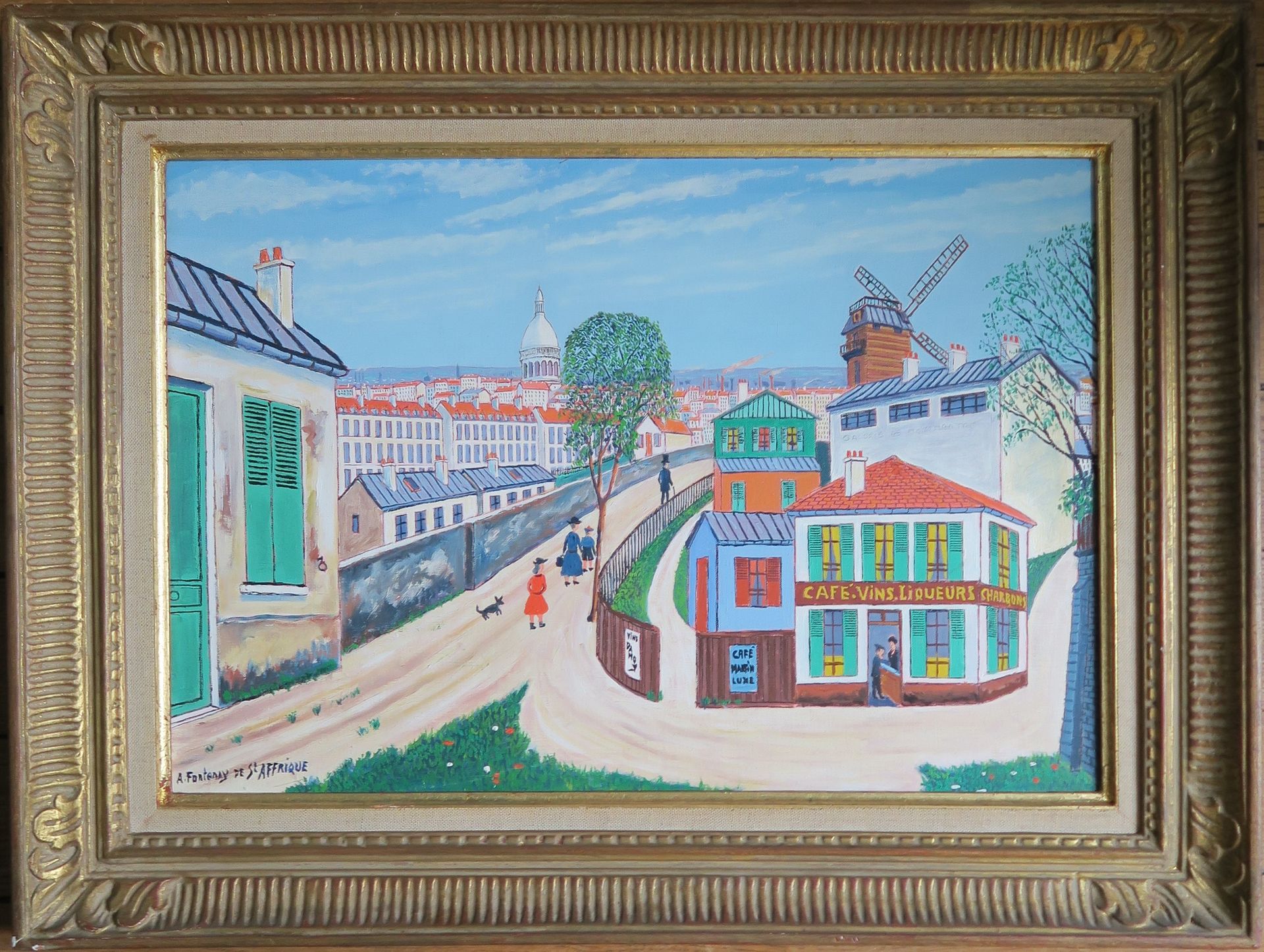 Null 
André de FONTENAY SAINT-AFFRIQUE (1913-1983) 




Vue de Montmartre 




H&hellip;