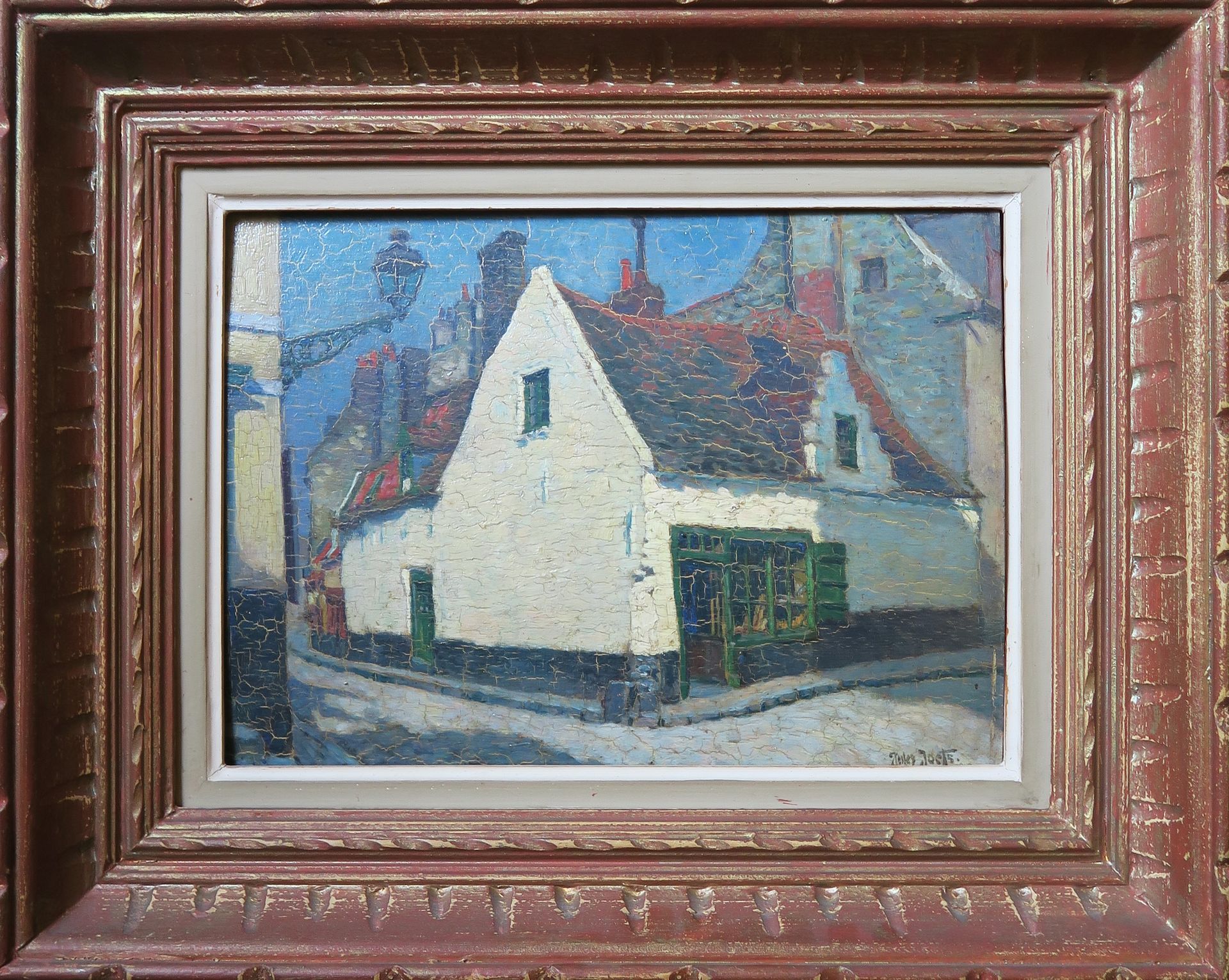 Null 朱尔斯-约特(1884-1959)

"Audenard的老面包店，Courteilles和St Sépulcre街的角落"，1910年

板面油画，&hellip;