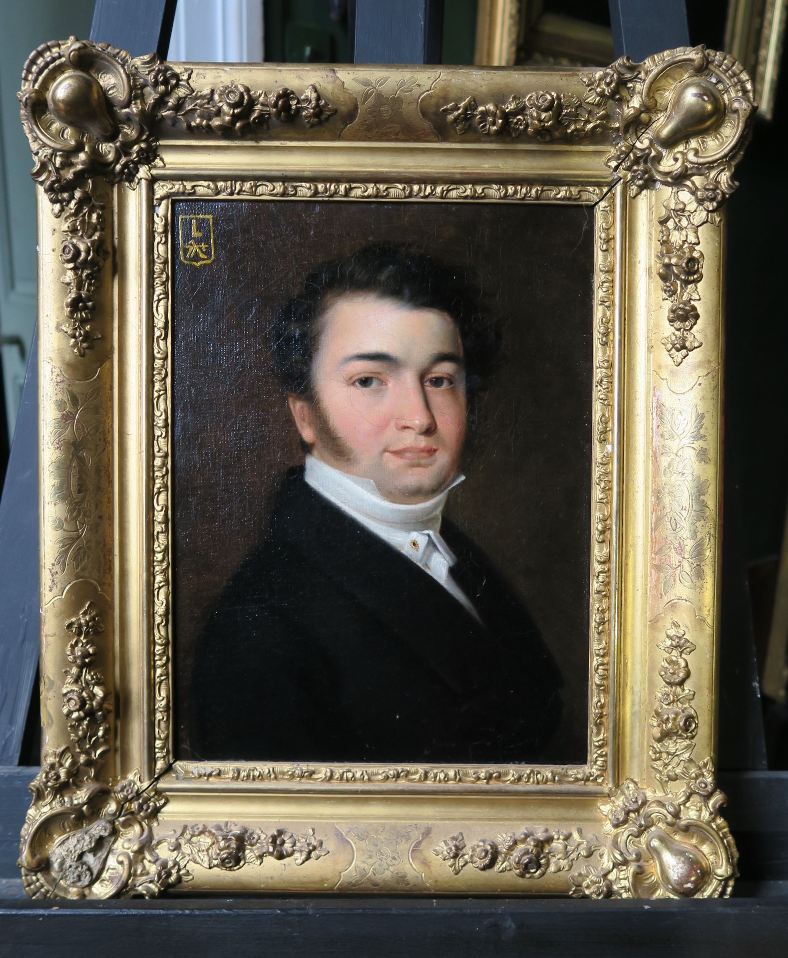 Null Ecole du XIXe siècle
Portrait d’homme en costume
Huile sur toile réentoilée&hellip;