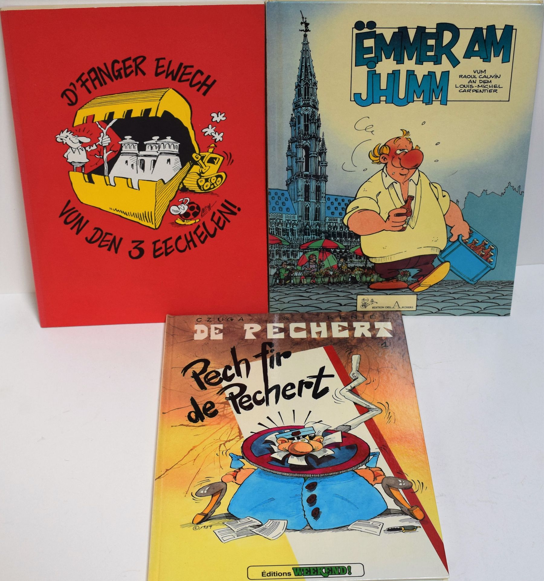 Null (Fumetti) Set di 3 fumetti: 1. D'Fanger Ewech vun den 3 Eechelen! 1992, tir&hellip;