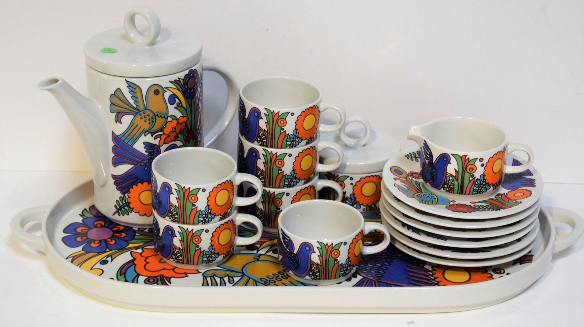 Null COFFEE SET ACAPULCO VILLEROY BOCH. Composed of 6 espresso cups, 1 sugar bow&hellip;