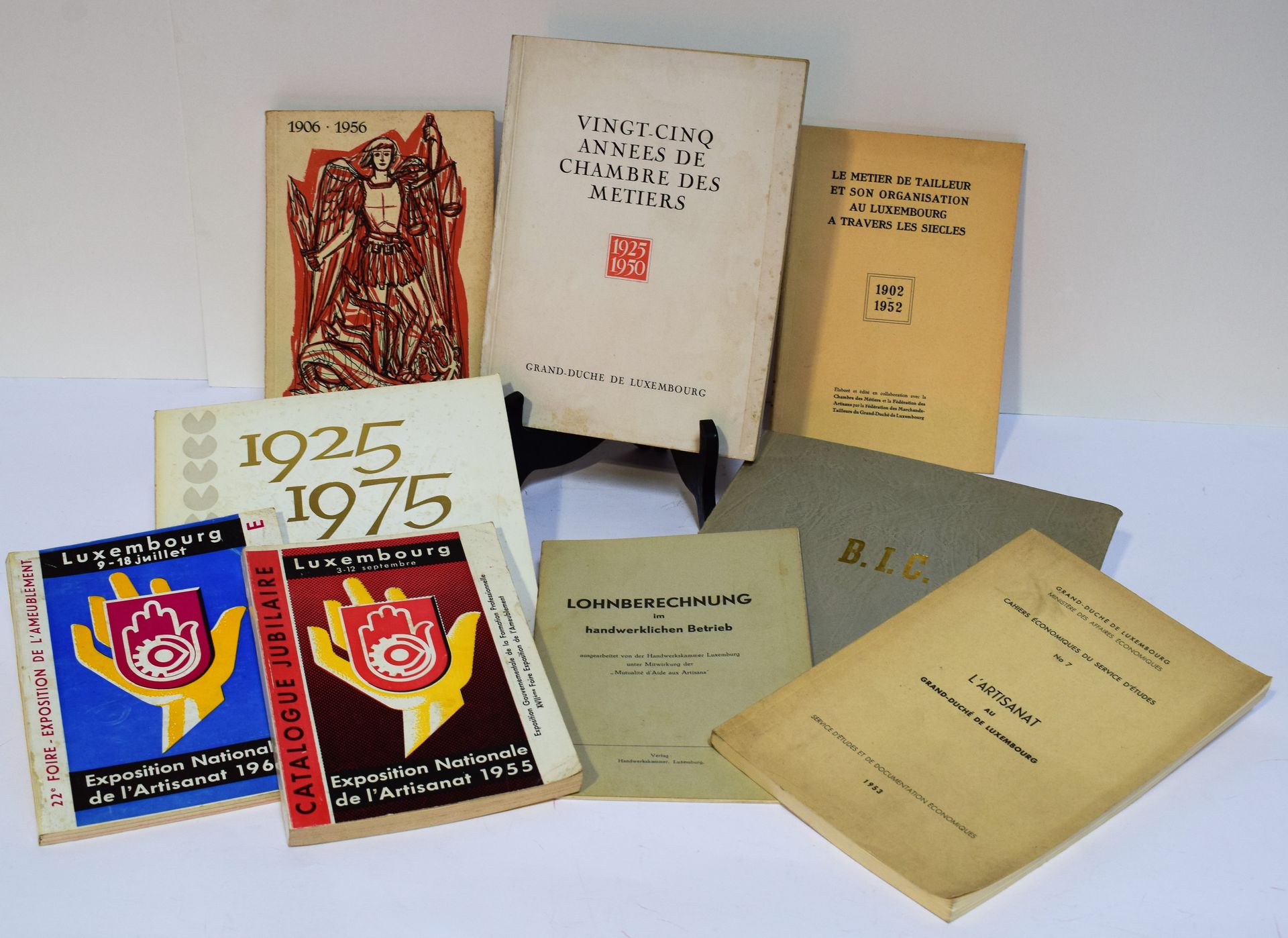 Null (商业）9本关于50年代至70年代卢森堡商业的书籍。
