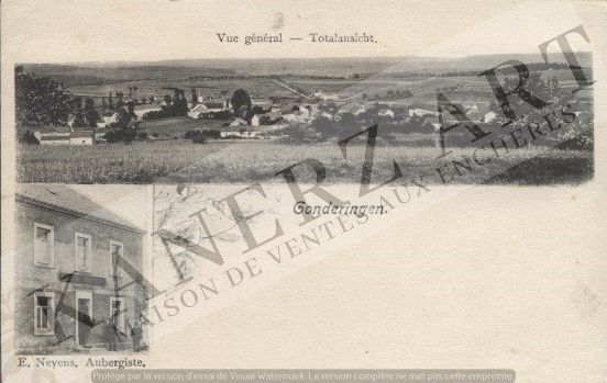 Null GONDERINGEN: Vista generale, Fiedler, 1903