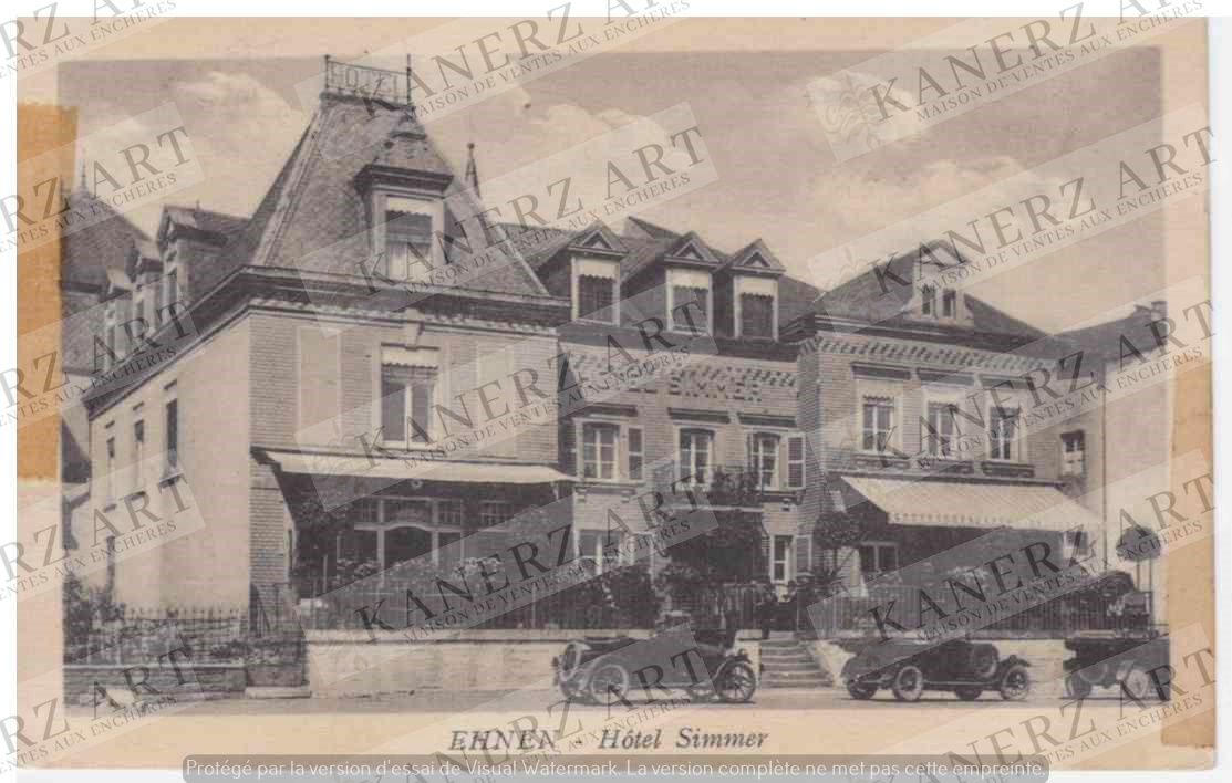 Null (AUTOMOBILE) Hôtel Simmer à Ehnen, Scharff-Vanière, maison de tout premier &hellip;