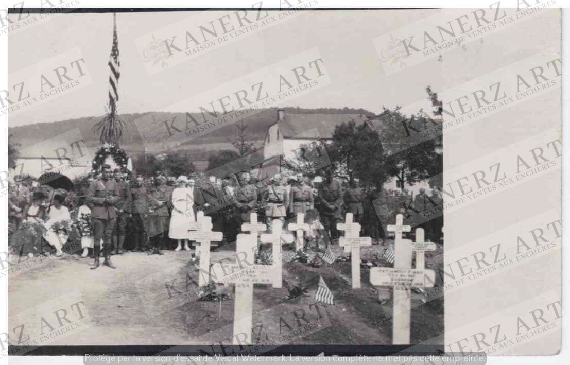 Null (WAR I) Carte photo "Décoration Dory" Wilferdingen, 31 mai 1919