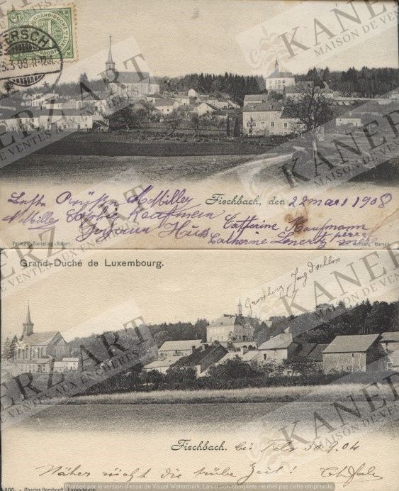 FISCHBACH : 1. Panorama, Bernhoeft, No. 800, 1904, 2. Panorama, Tonteling Robert&hellip;