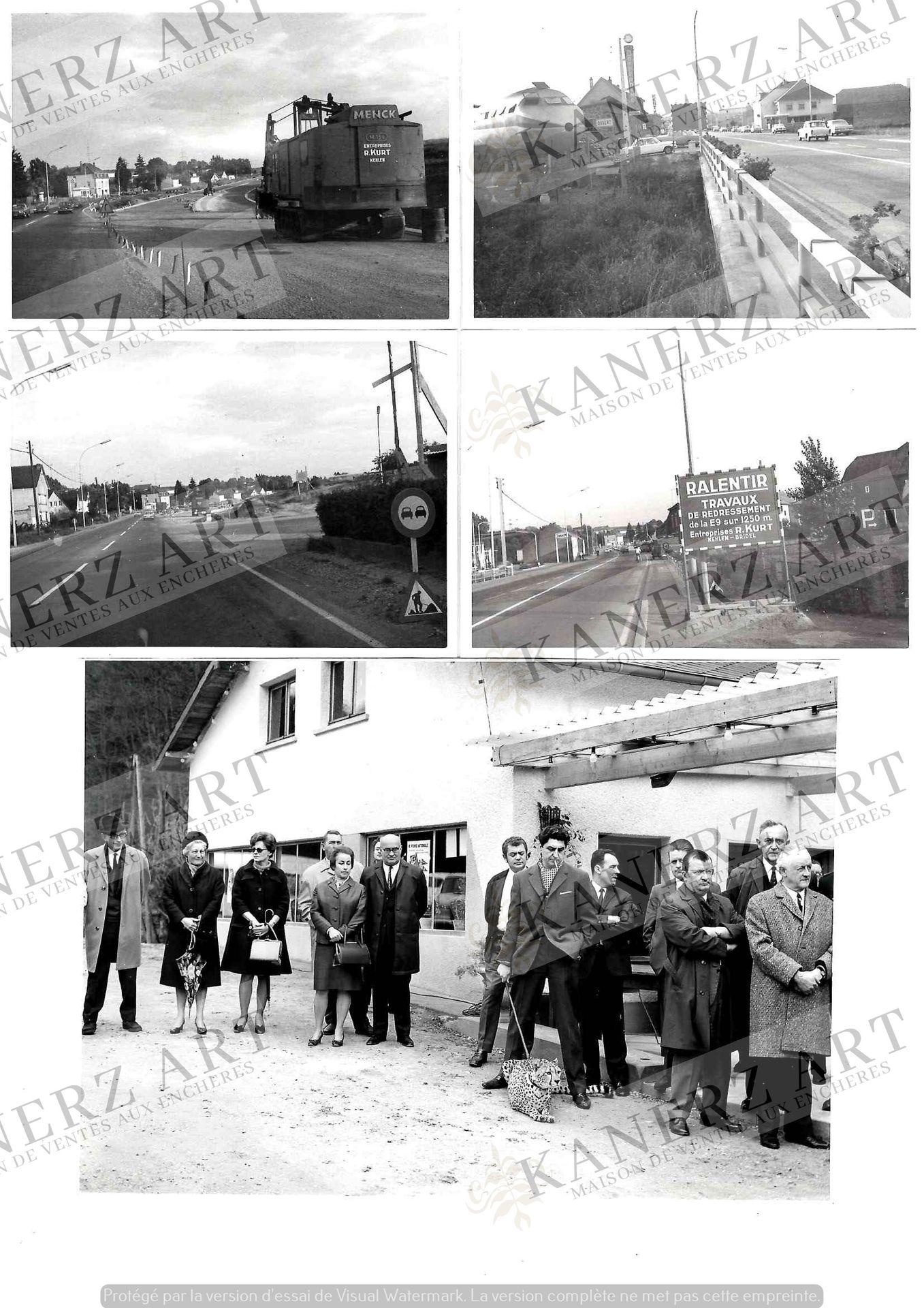 (PHOTO/F. MERSCH) Ensemble de 12 photos/photos de presse du village de MAMER (av&hellip;