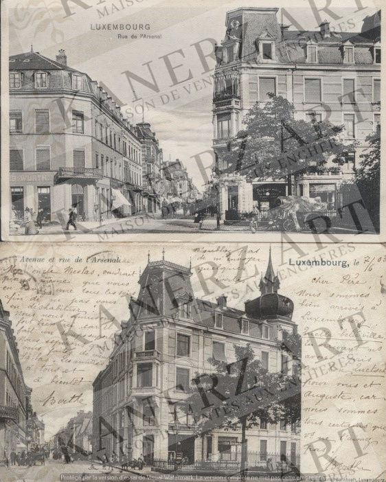 Null ARSENAL STREET: 1. Street, Bernhoeft, No. 143, 1903, 2. 3 x busy street, Tr&hellip;