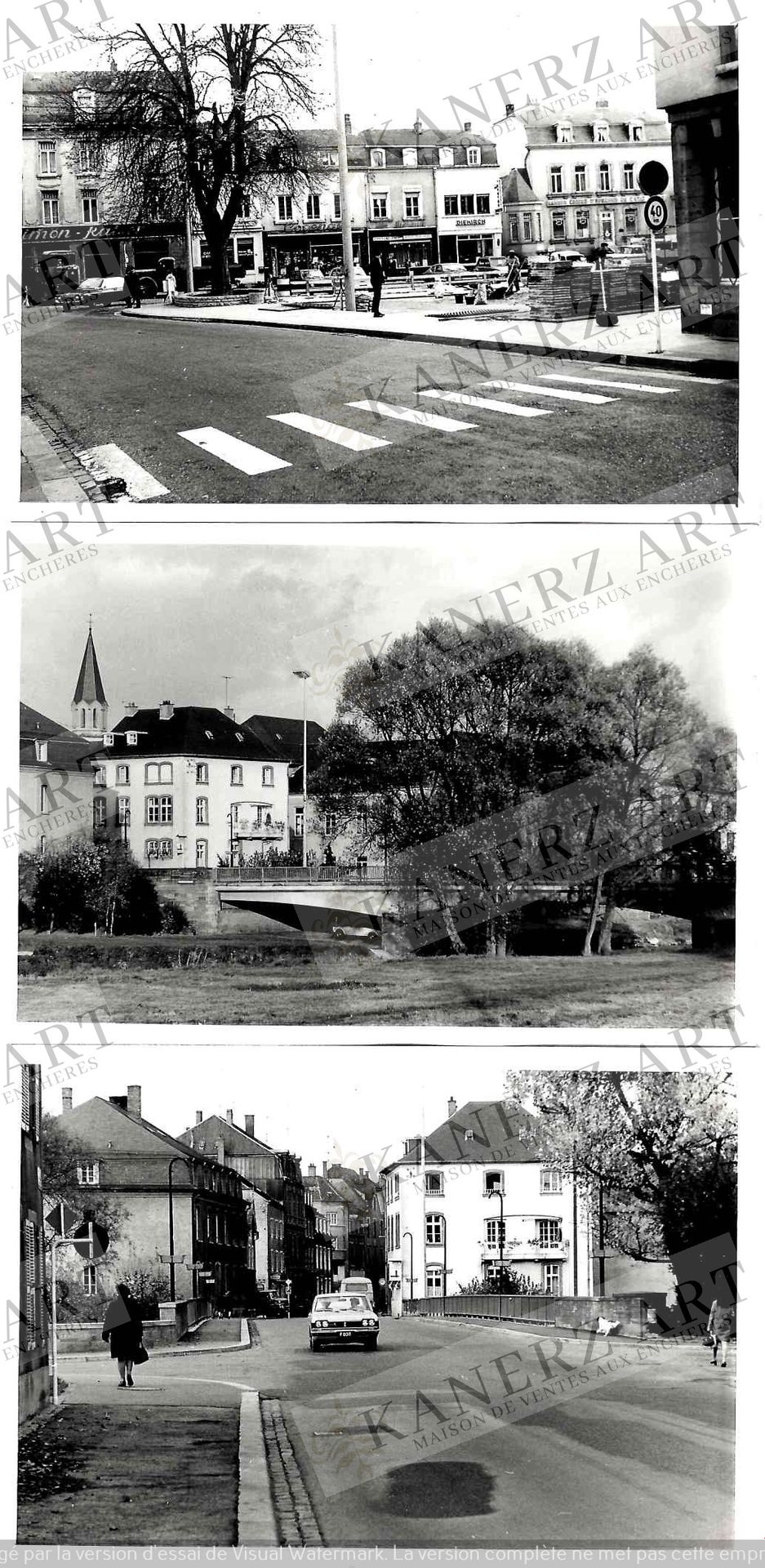 Null (PHOTO/F. MERSCH) Ensemble de 59 photos/photos de presse de la ville de ETT&hellip;