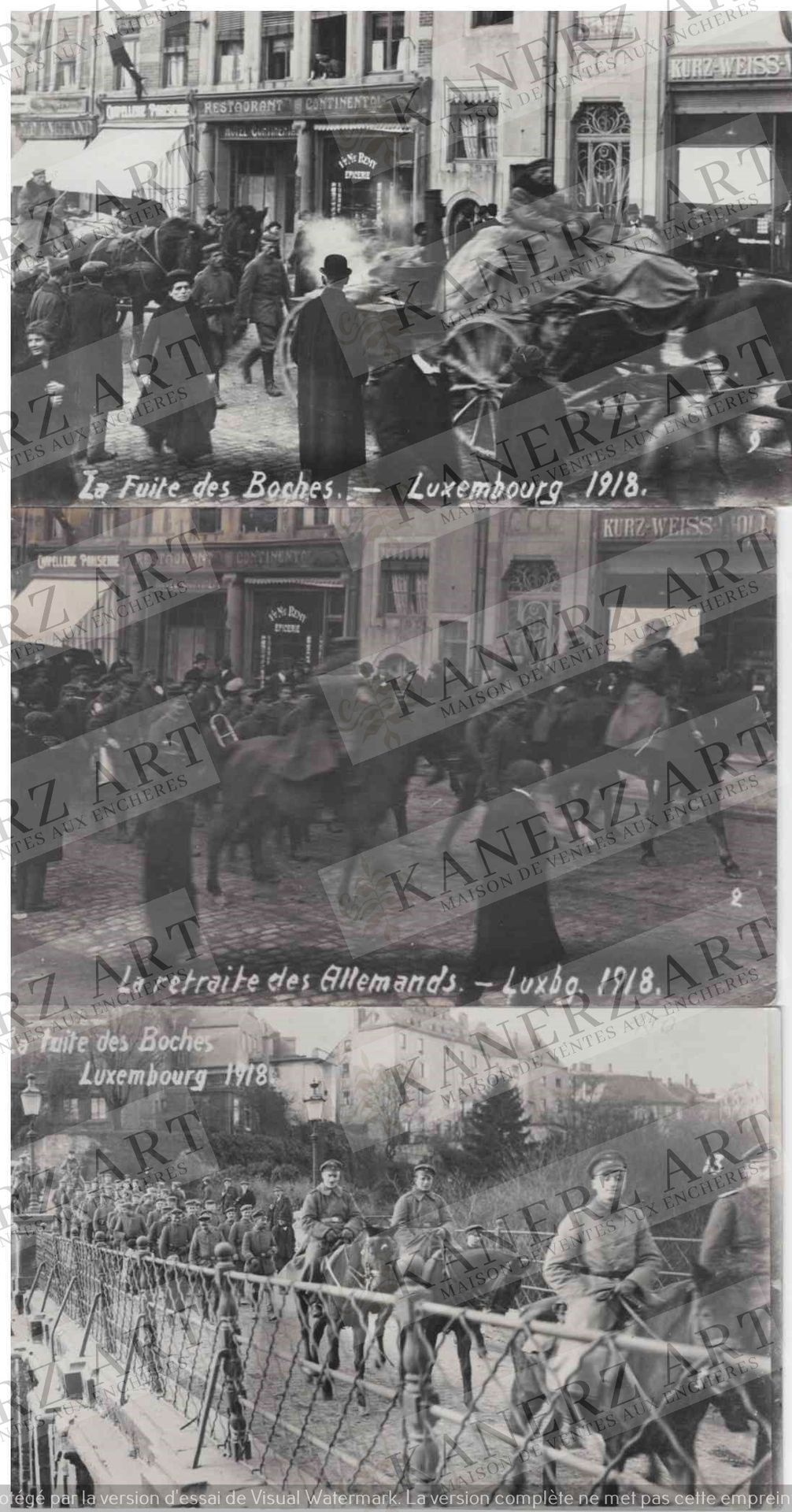 Null (WAR II) 7 cartes sur la fin de la Seconed Guerre Mondiale : 1. Carte photo&hellip;