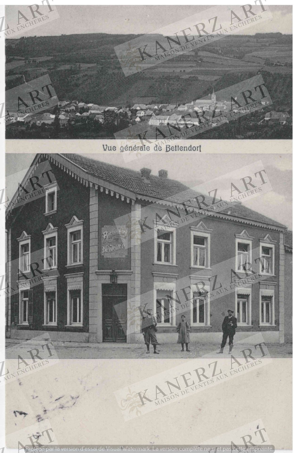 BETTENDORF : Vue générale, Wilhelmus Christnach #4202, ca. 1911