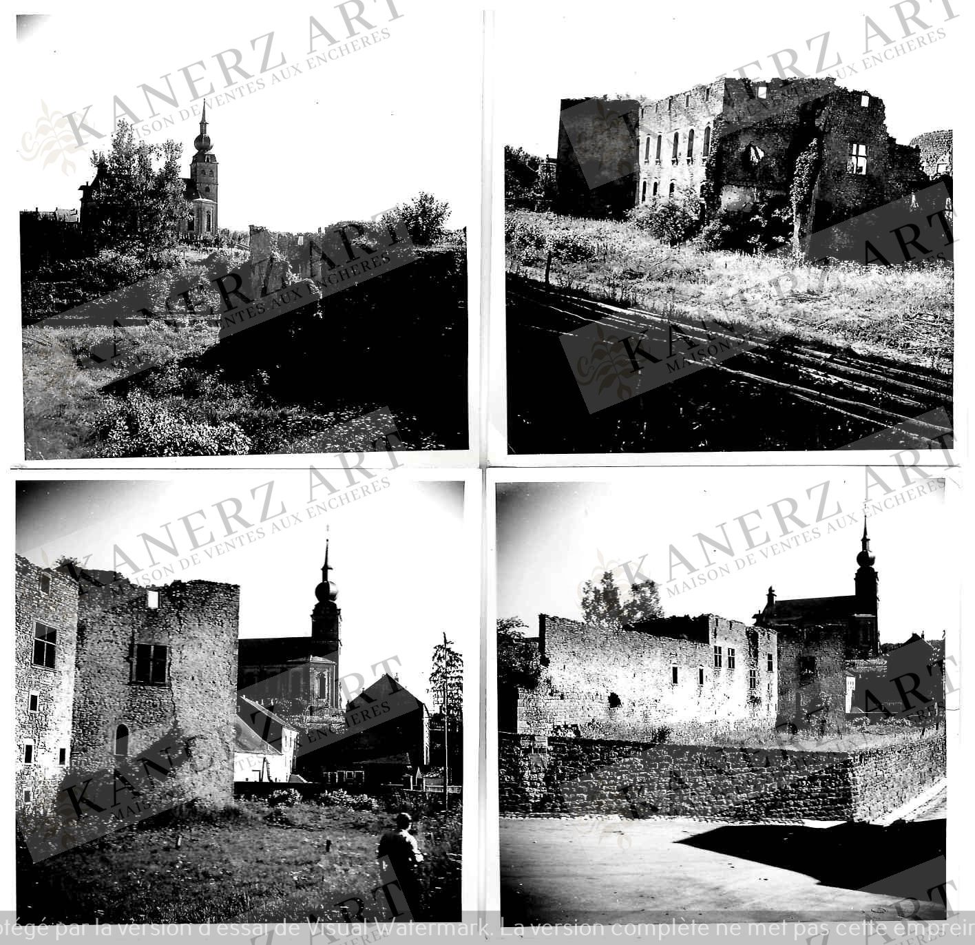 Null (FOTO/F. MERSCH) Set di 7 foto del villaggio di KOERICH (Dalla collezione F&hellip;