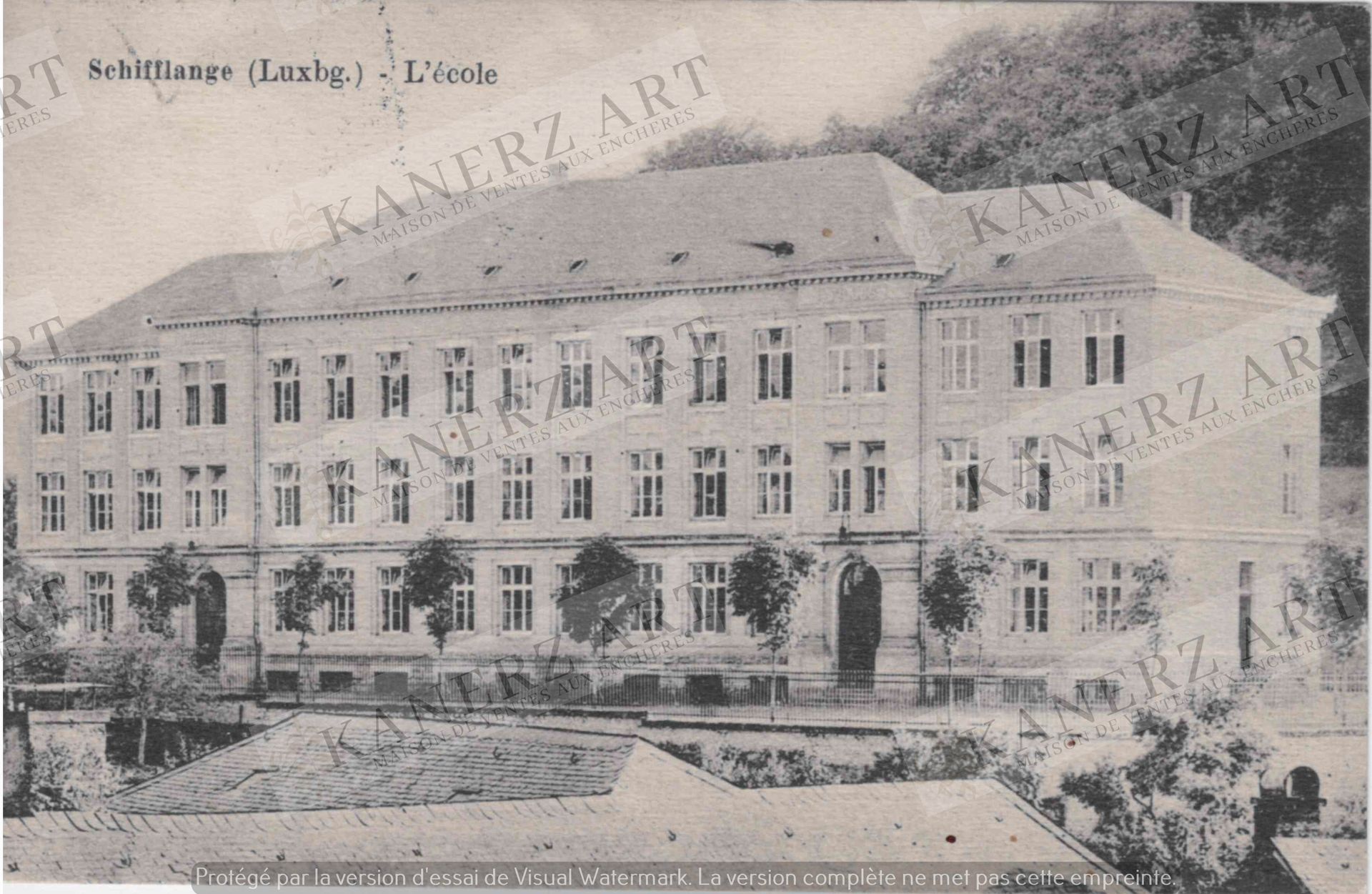 SCHIFFLANGE : L'école, Hoffmann Schmit, ca. 1925