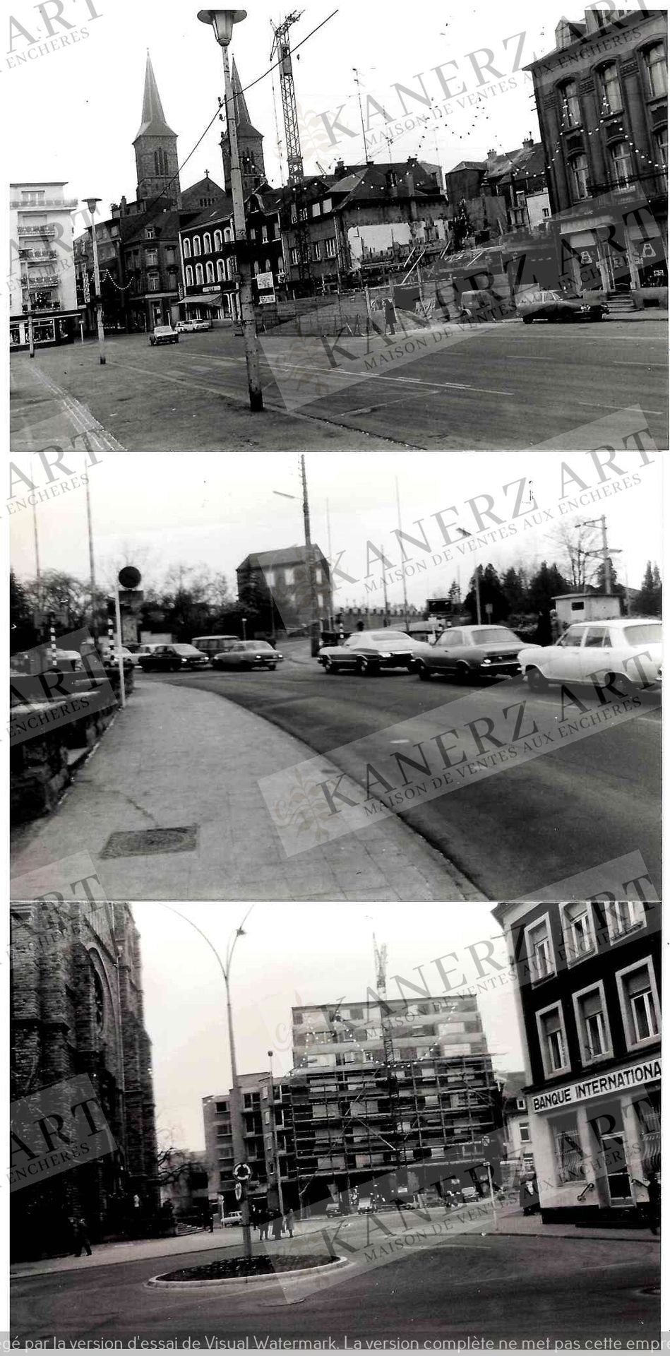 Null (PHOTO/F. MERSCH)一组16张BONNEVOIE区的照片/新闻照片（有AUTOMOBILE），包括4张1976年的印刷品，1张带邮票的照&hellip;