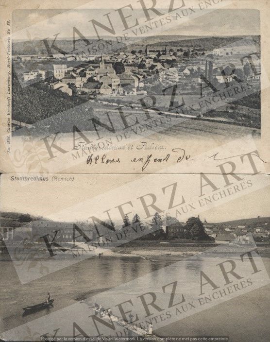Null STADTBREDIMUS: 1. Panorama, Bernhoeft, 1901, 2. Panorama, Scheid, 1908, 3. &hellip;