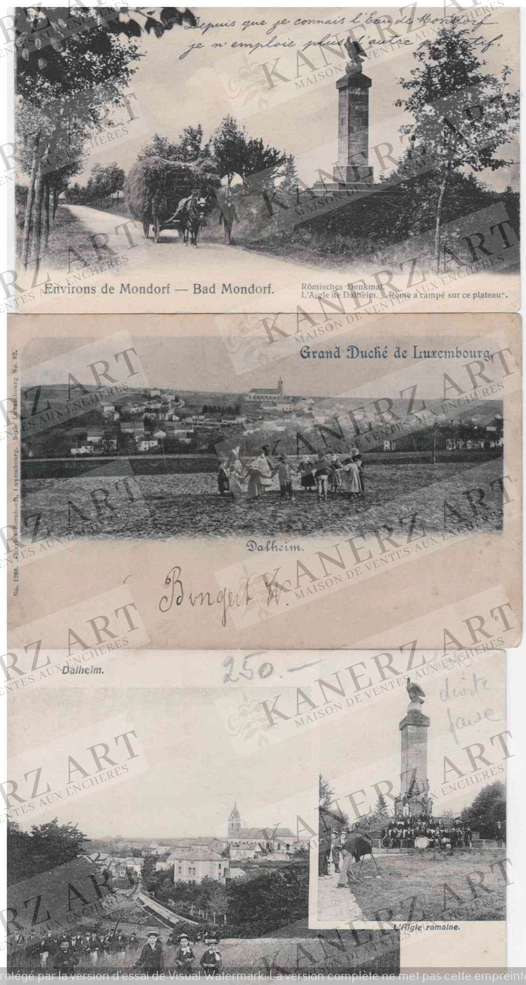 Null DALHEIM: Ronda de niños, Ch. Bernhoeft, 1903 + Conjunto de 11 postales anti&hellip;