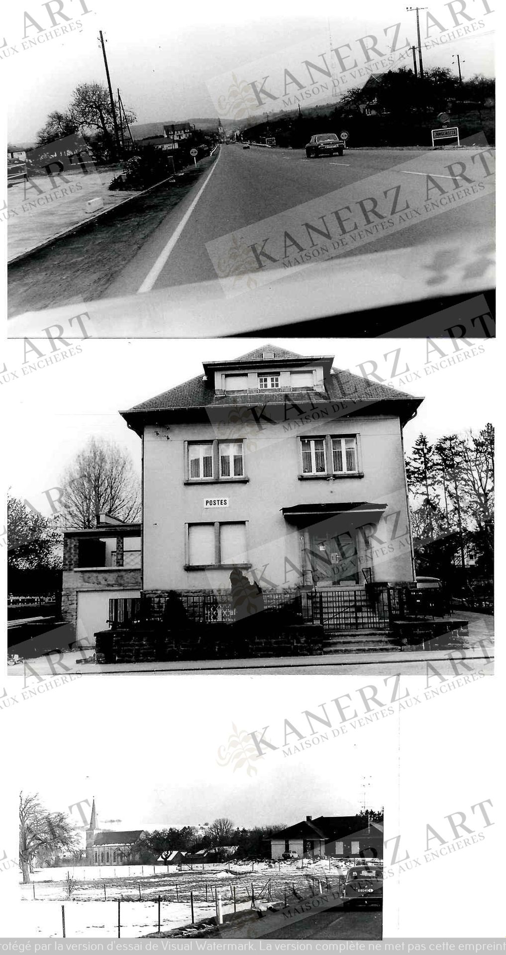 Null (PHOTO/F. MERSCH) Set von 10 Fotos/Pressefotos aus dem Dorf JUNGLINSTER (da&hellip;