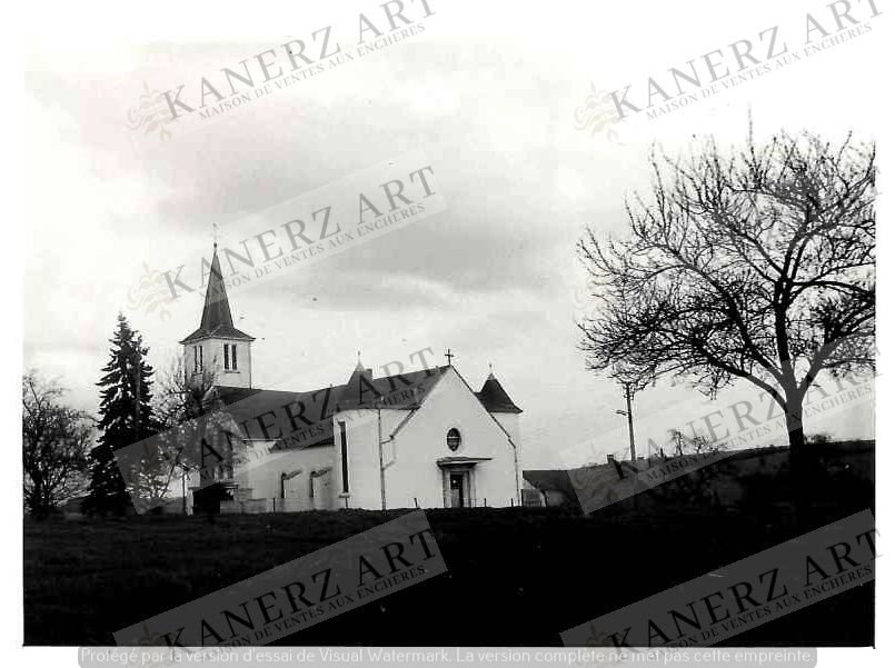 Null (PHOTO/F. MERSCH) Une photo du village de GARNICH (De la collection Françoi&hellip;