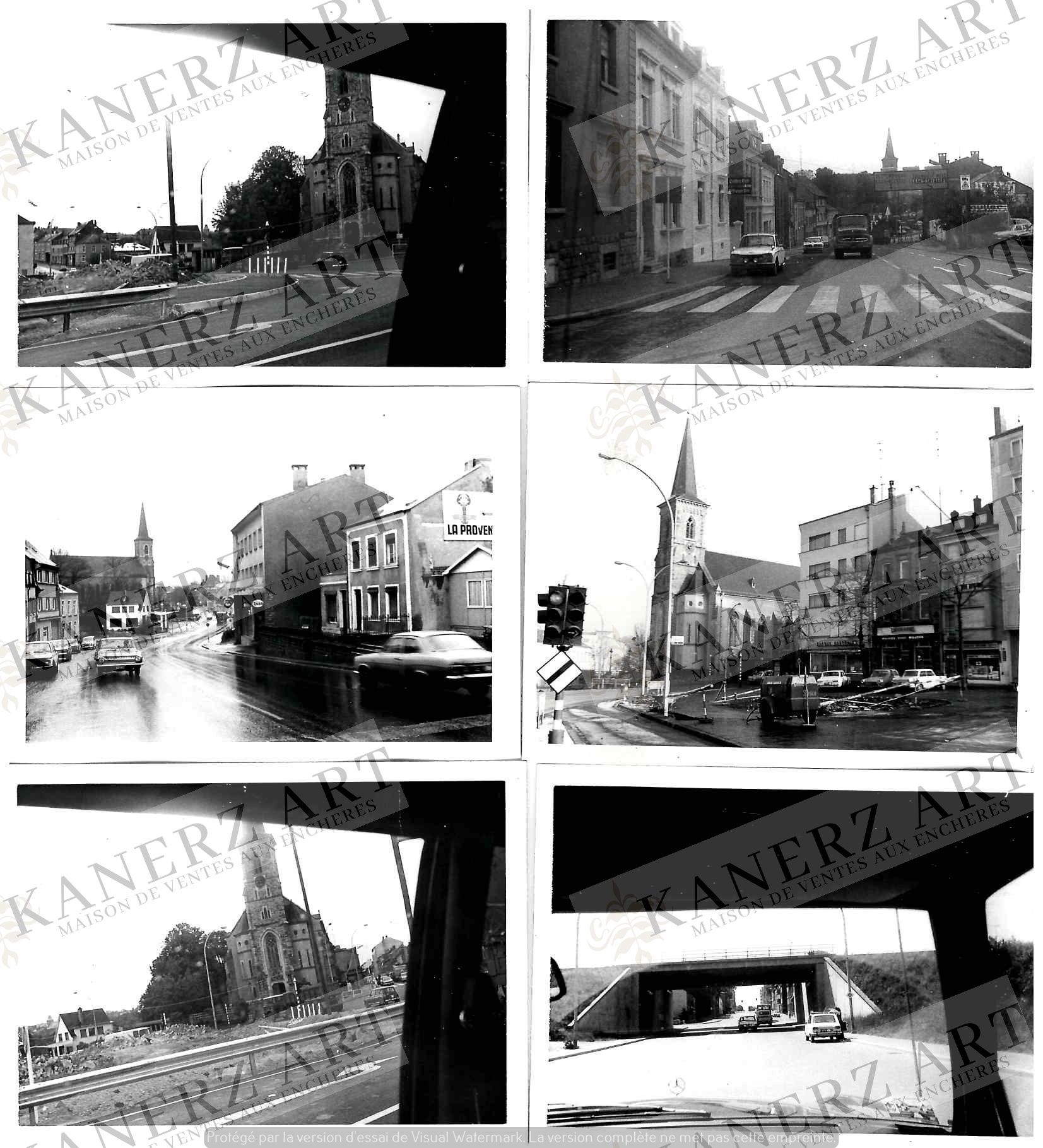 Null (PHOTO/F. MERSCH) Set of 19 photos/press photos of the HOLLERICH district, &hellip;