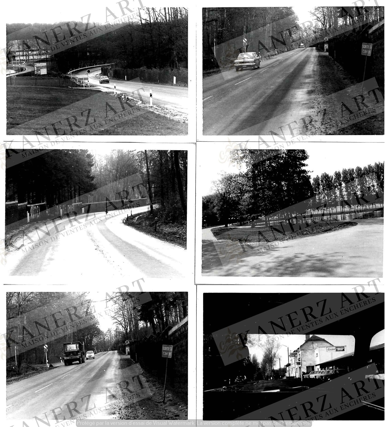 Null (PHOTO/F. MERSCH) 一组21张KOCKELSCHEUER村的照片，包括汽车和卡车 (来自François MERSCH的收藏)