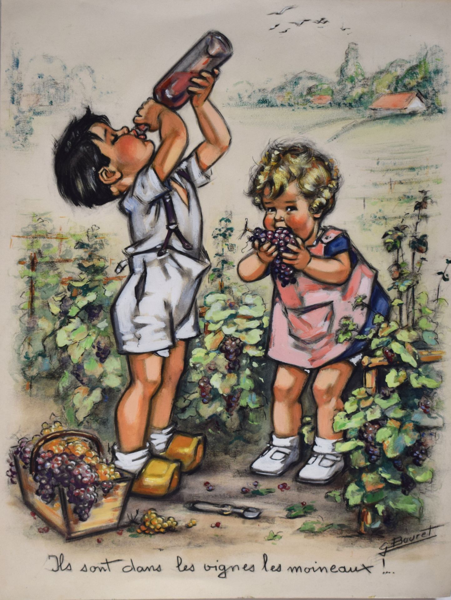 Null Germaine BOURET (1907-1953)

Ils sont dans les vignes les moineaux

Fusain &hellip;