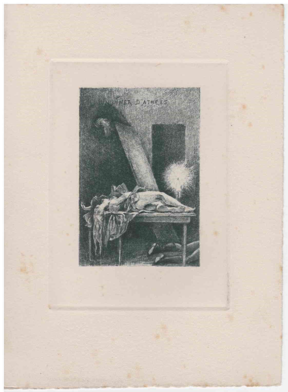Null Felicien ROPS（1833-1898）。Les Diaboliques，由Alphonse Lemerre出版的一套著名的9幅水彩画，其中包&hellip;