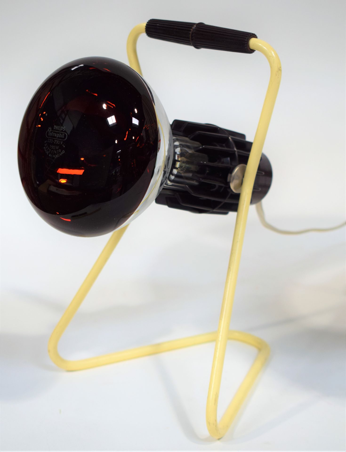 Null LAMPE Philips à ultraviolet vintage Infraphil des années 1970, ampoule roug&hellip;