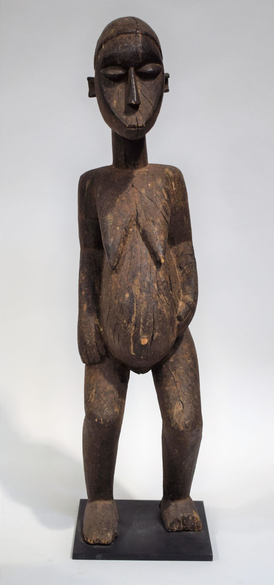 Null (BURKINA FASO) Estatua de la fertilidad LOBI, base hecha a medida, altura: &hellip;