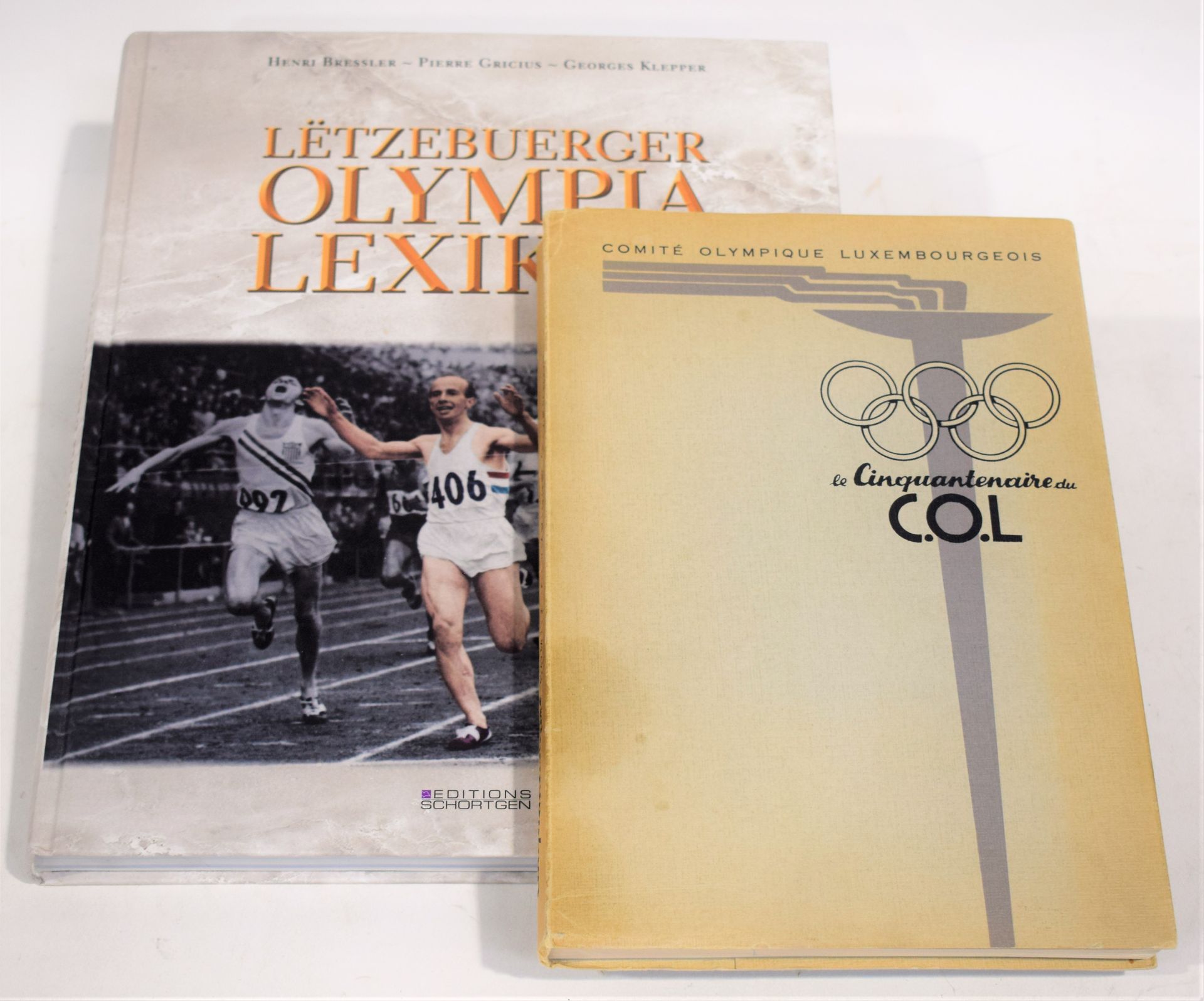 Null (Luxembourg-FOOT)关于卢森堡奥运会的一套书：1.Henri BRESSLER - Pierre GRICIUS - Georges K&hellip;