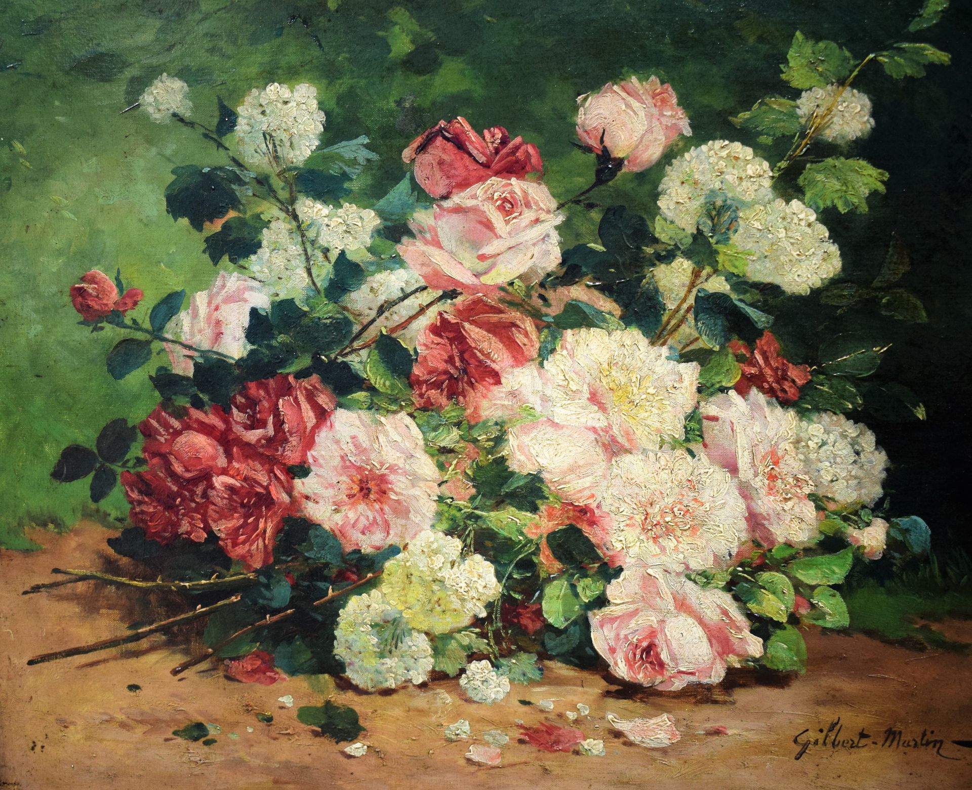 Null 查尔斯-吉尔伯特-马丁 (1839-1905)

一束花的静物

布面油画

右下方有签名

50 x 61厘米

|

查尔斯-吉尔伯特-马丁 (1&hellip;