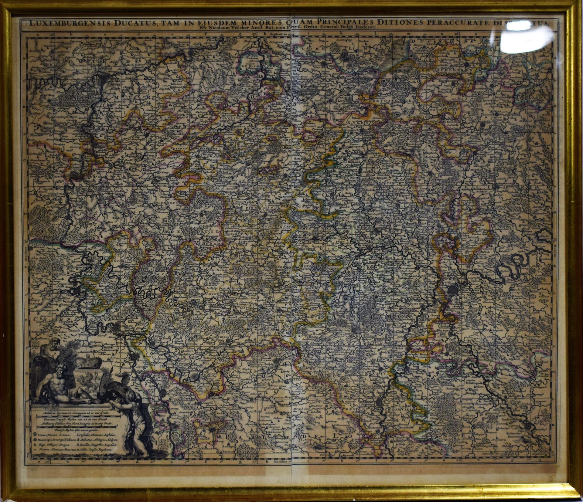 Null (KARTE) Karte von Luxemburg "Luxemburgensis ducatus, tam in ejusdem minores&hellip;