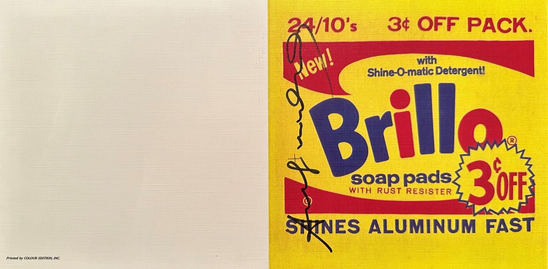 Null Andy WARHOL (after), Brillo Paintings, Invitation card for the exhibition "&hellip;