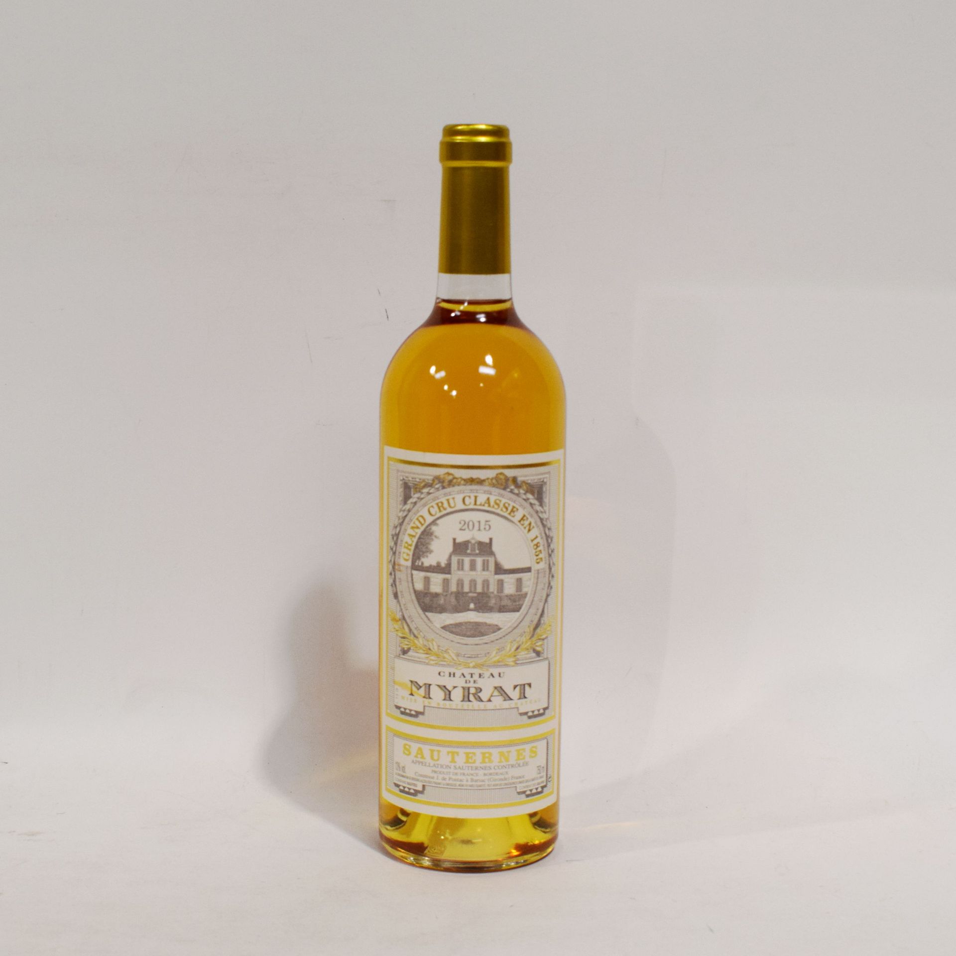 Null (SAUTERNES) Botella de Château de Myrat, Grand Cru Classé de la denominació&hellip;