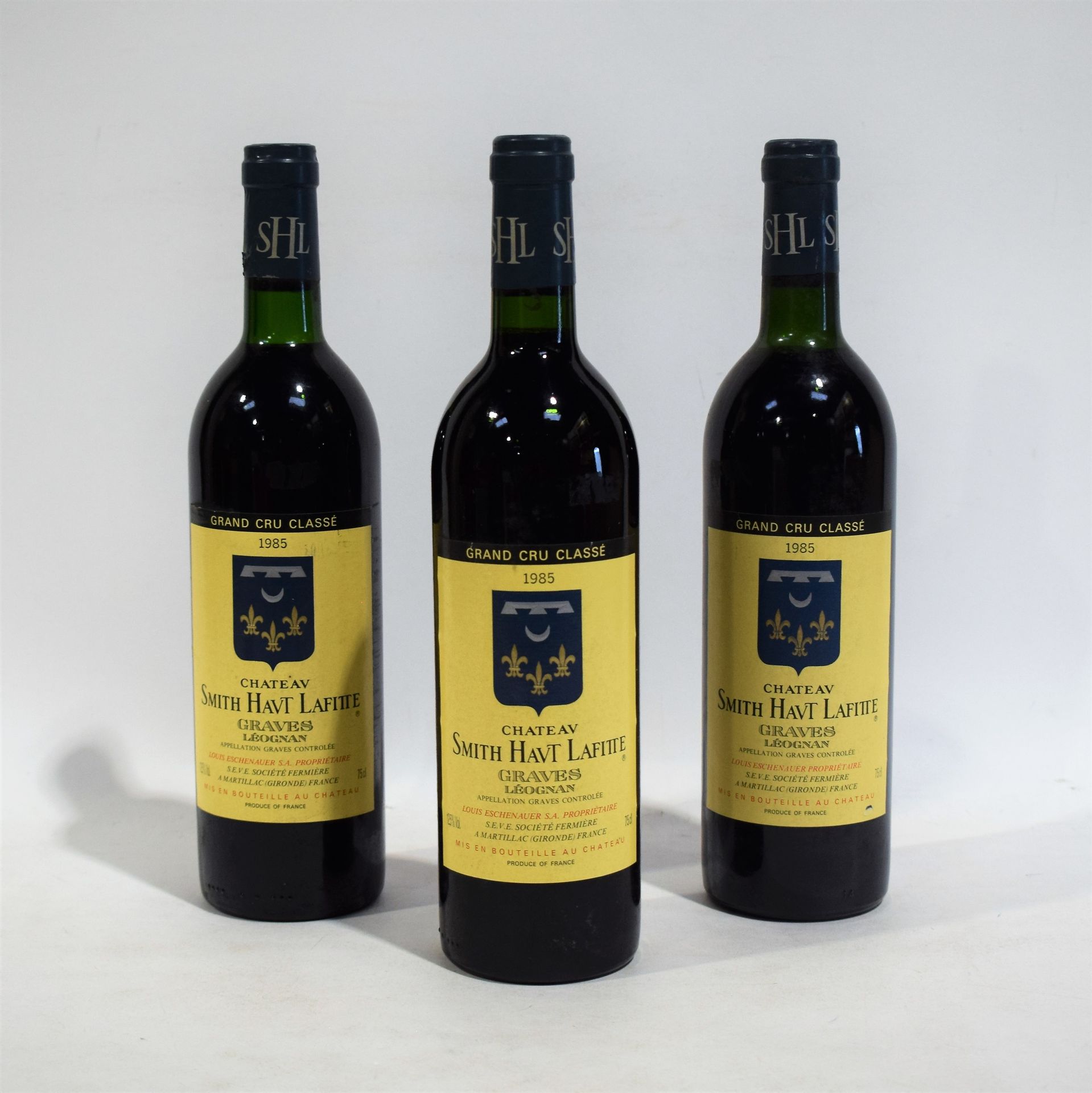 Null (GRAVES) Set of 3 bottles of Château SMITH HAUT LAFITTE, Appellation Graves&hellip;