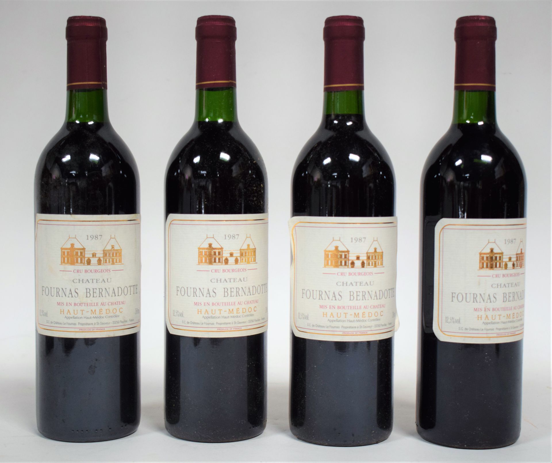 Null (HAUT-MEDOC) 4 Botellas de Château FOURNAS BERNADOTTE, Haut-Médoc Rouge, Co&hellip;