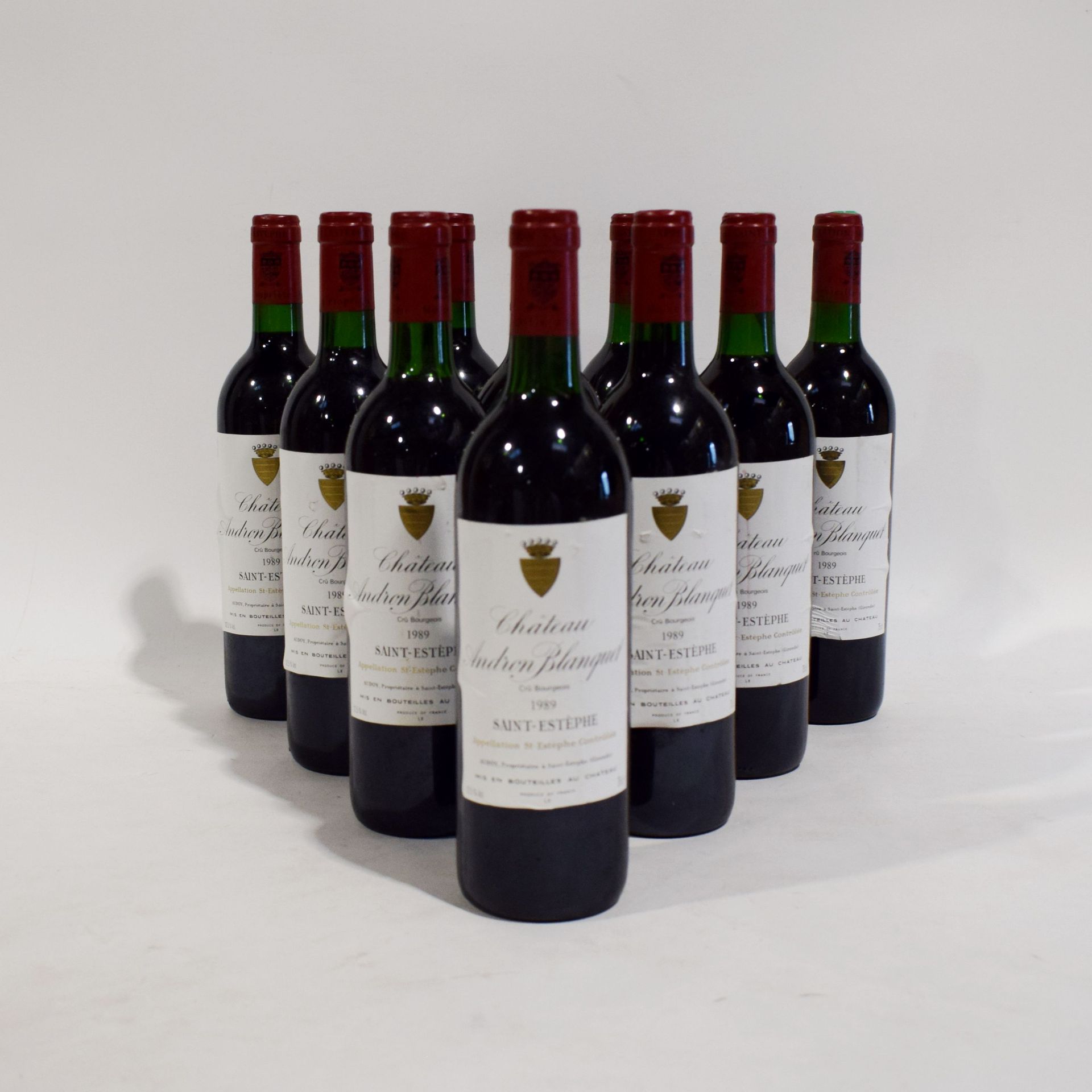 Null (SAINT-ESTÈPHE) Ensemble de 10 bouteilles du Château ANDRON BLANQUET, Cru b&hellip;