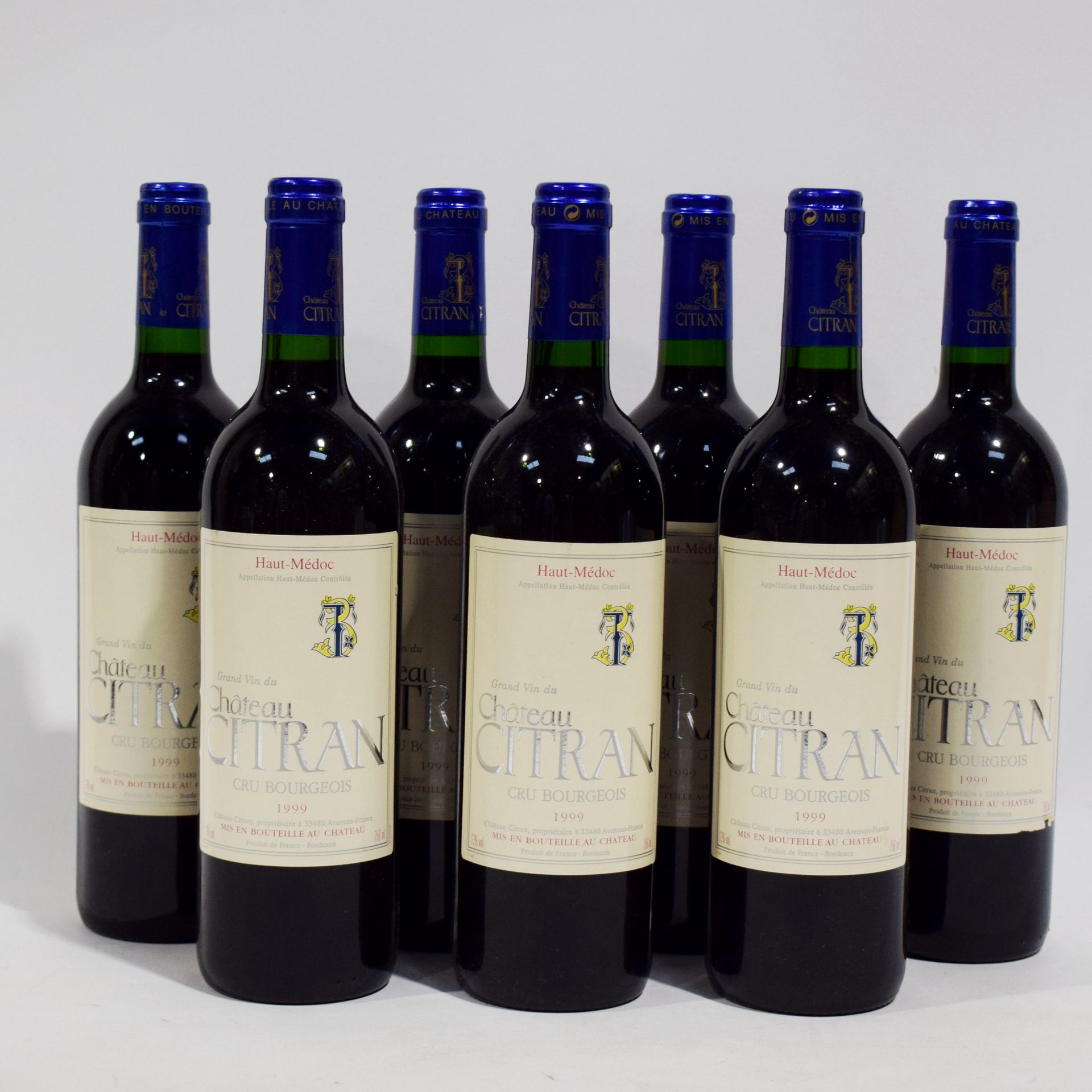 Null (HAUT-MÉDOC) Set of 7 bottles of Château CITRAN, Cru Bourgeois de Haut-Médo&hellip;