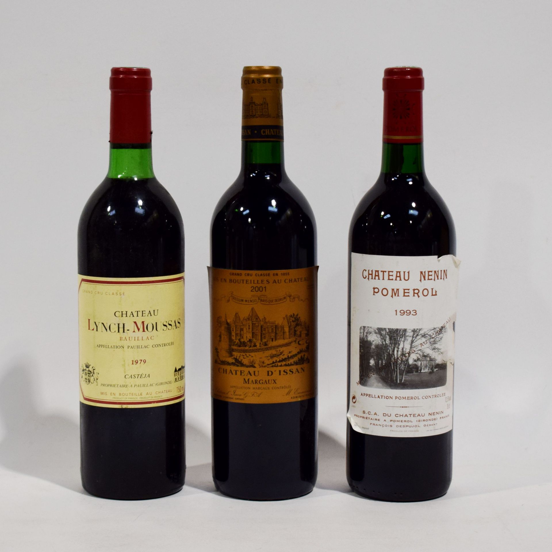 Null (Pauillac/Pomerol/Margaux） 1.1.LYNCH-MOUSSAS酒庄，波亚克列级酒庄，1979年，低颈水平，2.NENIN酒庄&hellip;