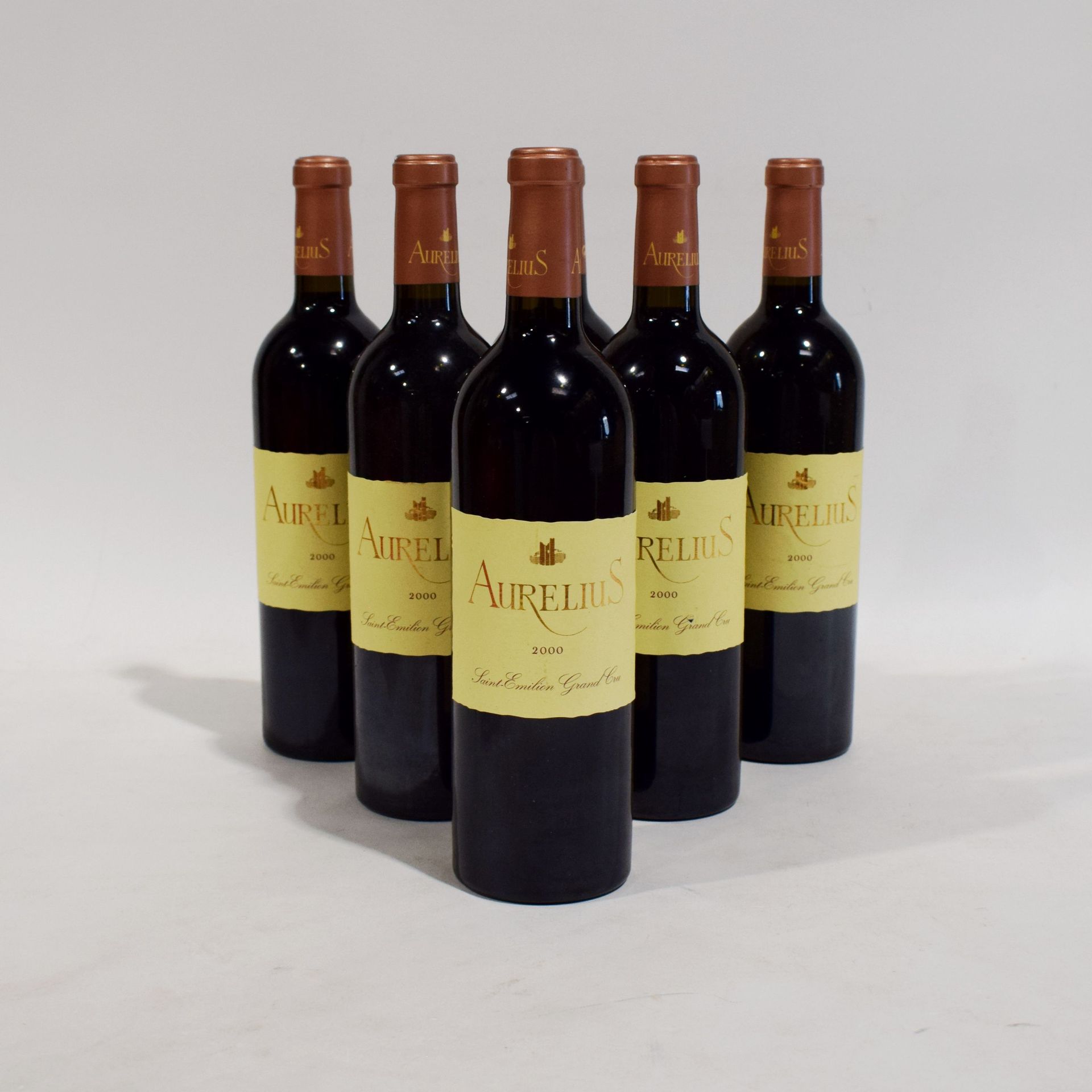 Null (SAINT-ÉMILION) Ensemble de 6 bouteilles du Château AURELIUS, Grand Cru Cla&hellip;