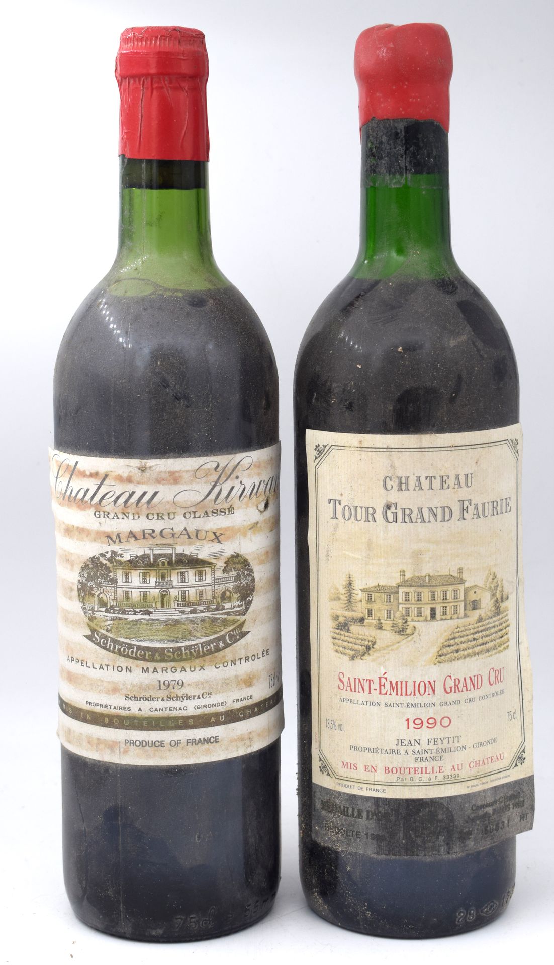 Null (OLD MILLENNIUM/MARGAUX) 2 Bottles of Chateau KIRWAN, Margaux, Vintage 1979&hellip;