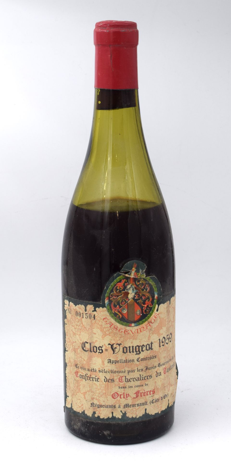 Null (CLOS VOUGEOT) Flasche CLOS-VOUGEOT 1959, Confrérie des Chevaliers du Taste&hellip;
